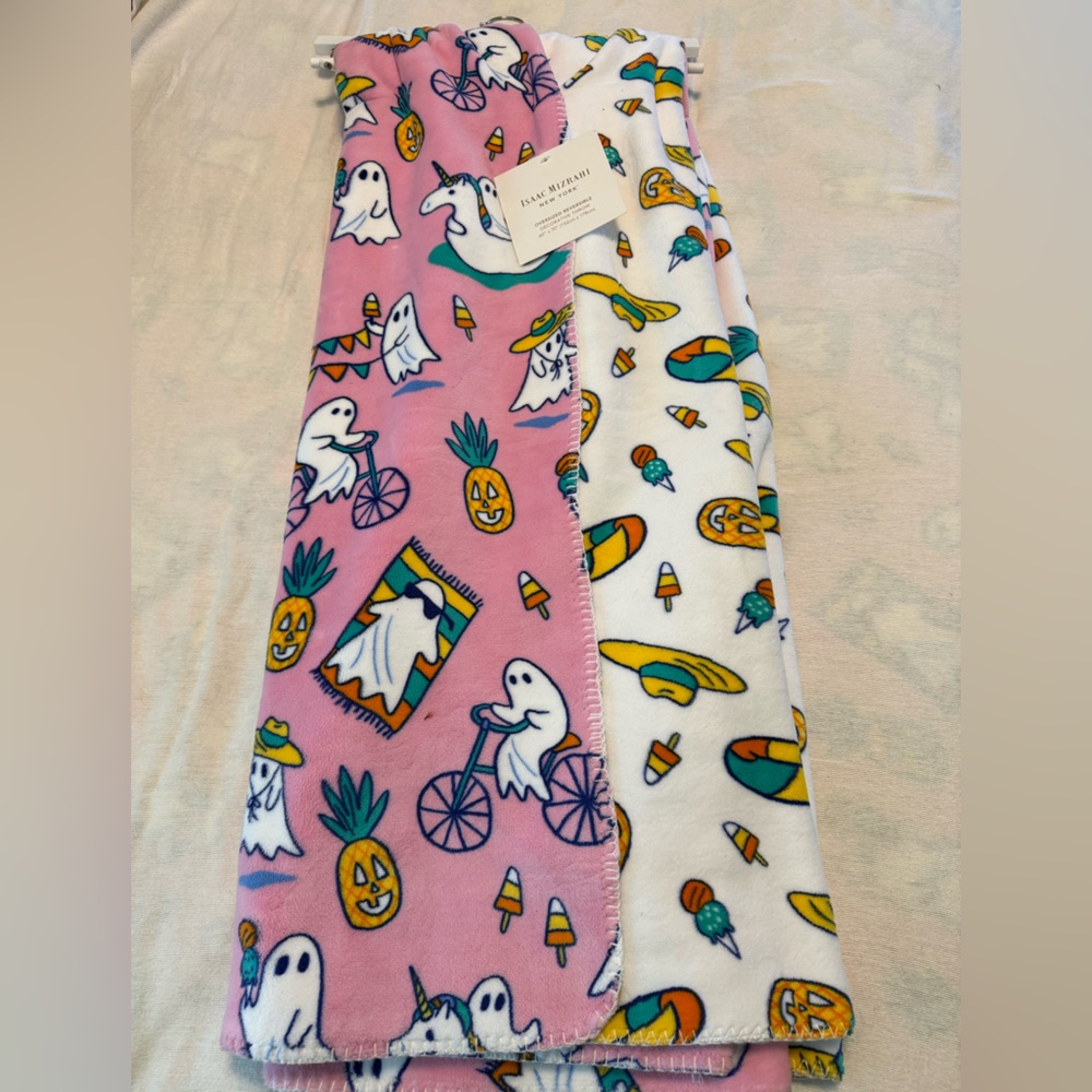 Isaac Mizrahi ghost Reversible Throw